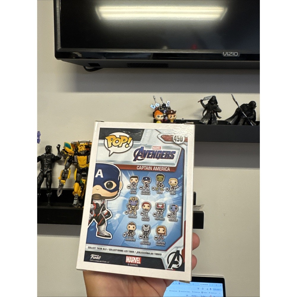 Funko POP! Marvel Avengers Captain America 450 #cubes - Picture 7 of 7